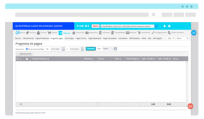 Sistema administrativo para gestion automatica de pagos programados